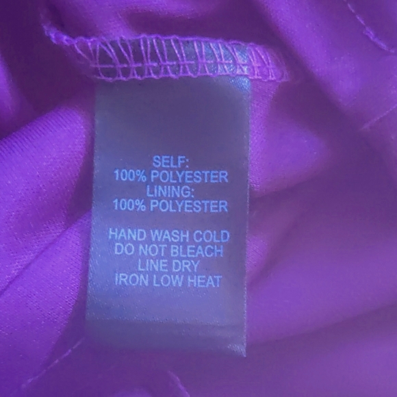 Lulu's Purple 💜 Lace and Chiffon Dress Size XS - Picture 10 of 12